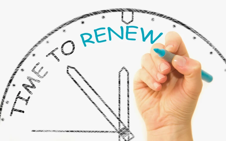 Time to renew