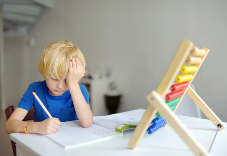 Kid with ADHD