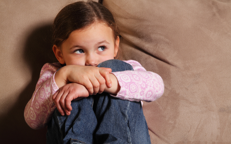 Fear in kids in Halloween
